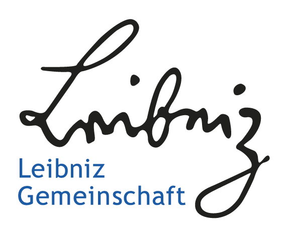 Leibniz Logo DE blau schwarz 500px